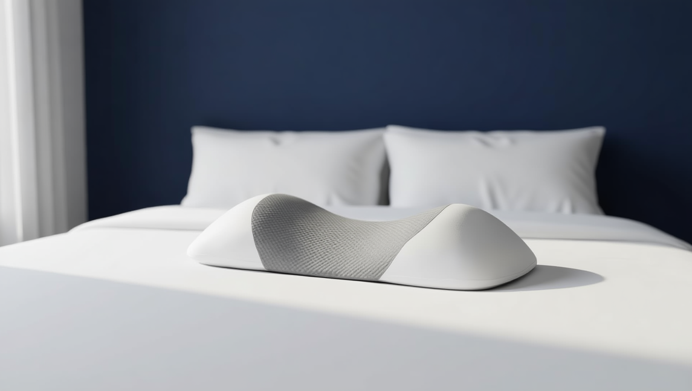 Coussin lombaire Dormiva posé sur lit